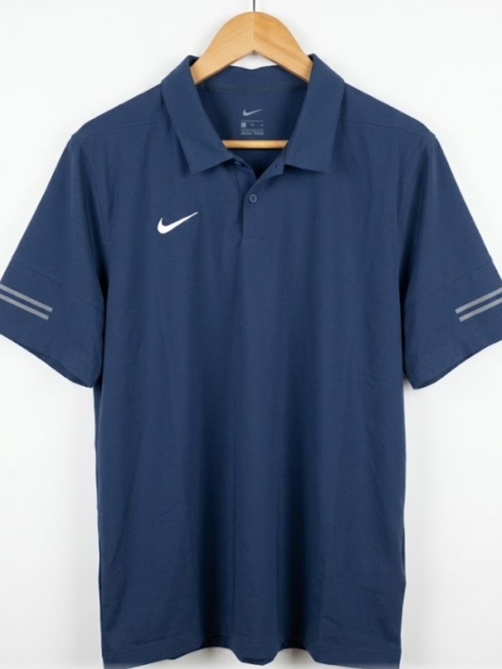 Nike Dri Fit Sideline Coaches Performance Polo Navy Mens XL